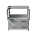 thumbnail image 3 of Fresca Torino 30" 2-drawer Engineered Wood Bathroom Cabinet in Gray, 3 of 4