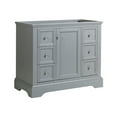 thumbnail image 2 of Fresca Windsor 40" Traditional Wood Bathroom Cabinet in Textured Gray, 2 of 2