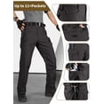 thumbnail image 3 of Pantalones resistentes al agua FREE SOLDIER de ajuste relajado para hombre, 3 of 9
