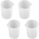 thumbnail image 1 of Tazas de silicona de 250 ml para resina, 4 piezas Taza medidora Escala precisa Tazas graduadas transparentes Tazas de mezcla antiadherentes Tazas de resina epoxi para artesanía hecha a mano Moldes de fundición de resina epoxi Arte Encerado Cocina BANYUO Electrónica, 1 of 6
