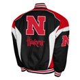 thumbnail image 3 of Men's Franchise Club Scarlet Nebraska Huskers Driven Full-Zip Twill Jacket, 3 of 3