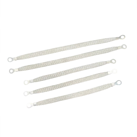 Car Ground Strap Car Engine Ground Strap Vehicle Tinned Copper Grounding Strap Auto Braided Ground Strap Leakage Protection 3PCS/10Inches and 2PCS/13Inches