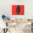 thumbnail image 5 of Lsque Minimalist Skull Red Print Wall Art – Decorative Picture for Living Room, Bedroom, and Office (Horizontal), 5 of 6