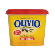 Olivio Original Buttery Spread with Olive Oil, 15 oz – 70% Less Fat Than Butter