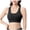Black, variant on U Back Longline Sports Bras for Women - Scoop Neck Padded Yoga Workout Crop Top with Built in Pads (Pink, M)