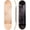 Black/Natural, variant on Cal 7 Blank Maple Skateboard Deck |7.75", 8", 8.25", 8.5"| (7.75 inch, Green/Natural)