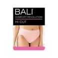 thumbnail image 4 of Bali Comfort Revolution Hi-Cut Brief Microfiber Womens Underwear Full Coverage Style-303J, 4 of 6