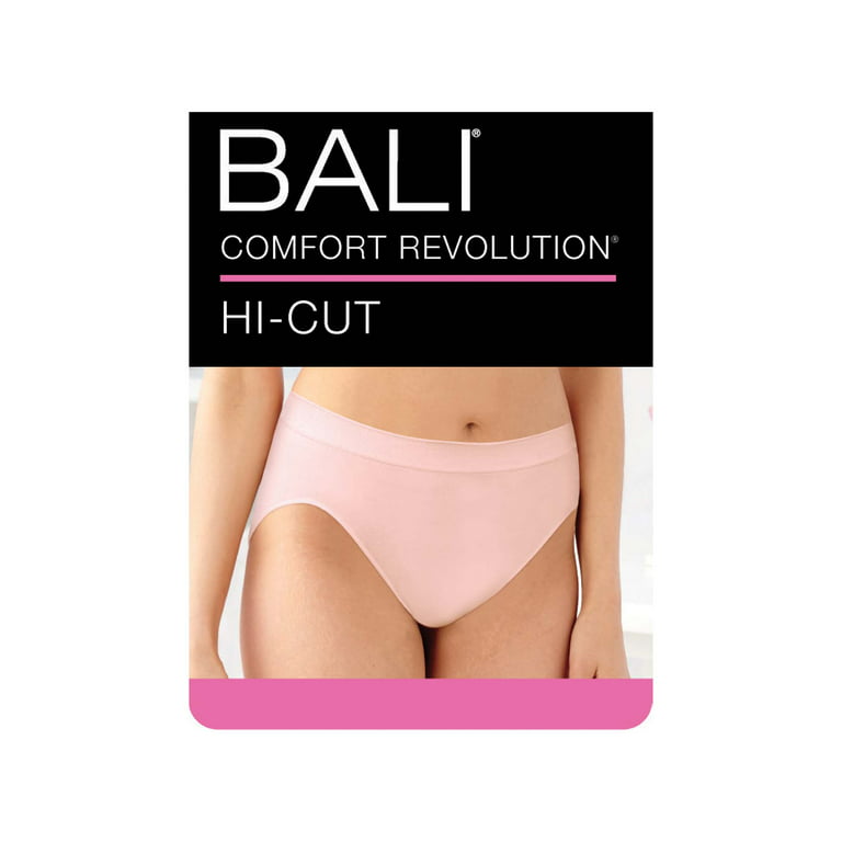 Bali Comfort Revolution Hi Cut Brief White 10/11 Women's 