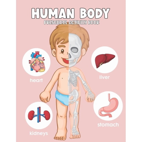 Human Body Preschool Activity Book: Hands-On Fun for Kids, (Paperback)