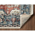 thumbnail image 5 of Abani Savoy Collection Vintage 5'3" x 7'6" Blue Cream Vintage Small Medallions Area Rug, 5 of 5