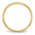 thumbnail image 2 of Solid 14k Yellow Gold 2.5mm Plain Classic Dome with Flat Edge Men's Wedding Band Ring Size 13, 2 of 5