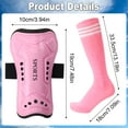 thumbnail image 2 of Hengguang 4 Pcs Soccer Shin Guards Set for Kids - Youth Protective Pads with 3 Pairs Socks, Lightweight Breathable Gear for Boys & Girls Ages 6-14, 2 of 7