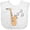 AA-White, variant on Inktastic Saxophone Player Music Girls Baby Bib