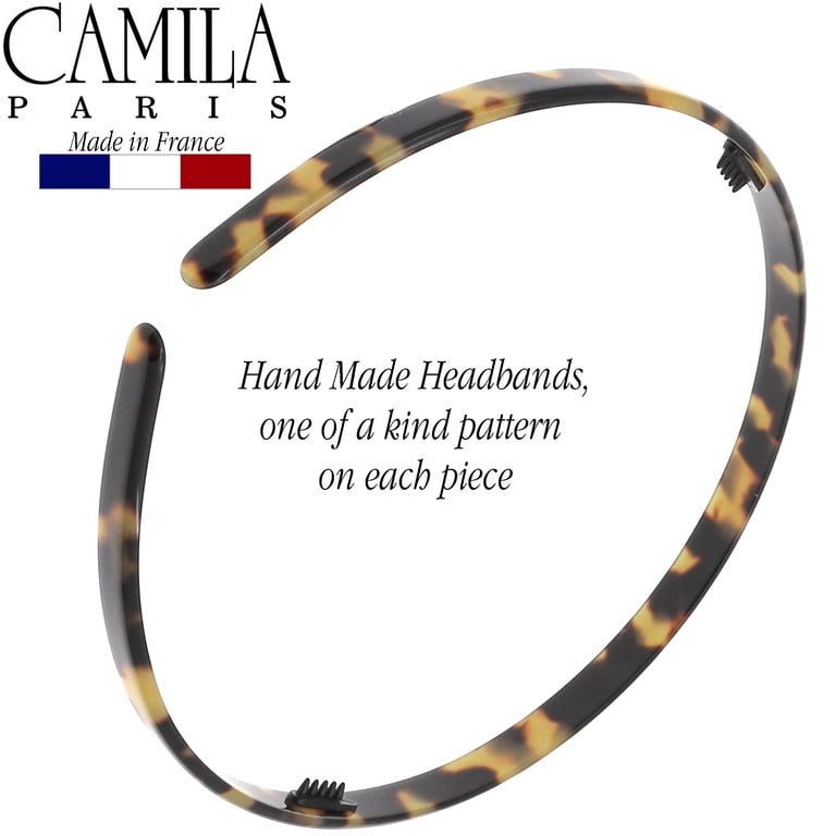Handmade French Hairband, Strong Hold, No Slip, Flexible, Durable Amazon.com : Camila Paris CP3470 French Headband for Women  main image 4