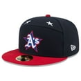 thumbnail image 3 of Men's New Era Navy/Red  Athletics 2025 MLB All-Star Game Workout Side Patch 59FIFTY Fitted Hat, 3 of 5