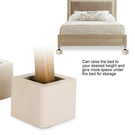 Hilitand 4pcs Set Table Risers Sofa Riser Ceramic Simulated Plastic Hilitand 4pcs Set Table Risers Sofa Riser Ceramic Simulated Plastic Home Furniture Leg For