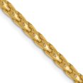 thumbnail image 1 of 14k Yellow Gold 2.45 mm D.C Open Franco Chain, 1 of 5