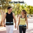 thumbnail image 4 of ZheElen Lightweight Waist Bag For Running Carry Essentials Effortlessly Durable Polyester Running Belt Blue, 4 of 6
