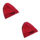 thumbnail image 1 of Qarigey Sombreros Gorro de invierno Turbantes Unisex Cancer Forrado Underscarf Caps Warmer Hijab Headwear Head Wrap Protección vino rojo vino rojo 2Conjunto, 1 of 6