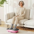 thumbnail image 3 of Goplus Vibration Plate Exercise Machine with 10 Speed Intensities Remote for Home Fitness Pink+Black, 3 of 10