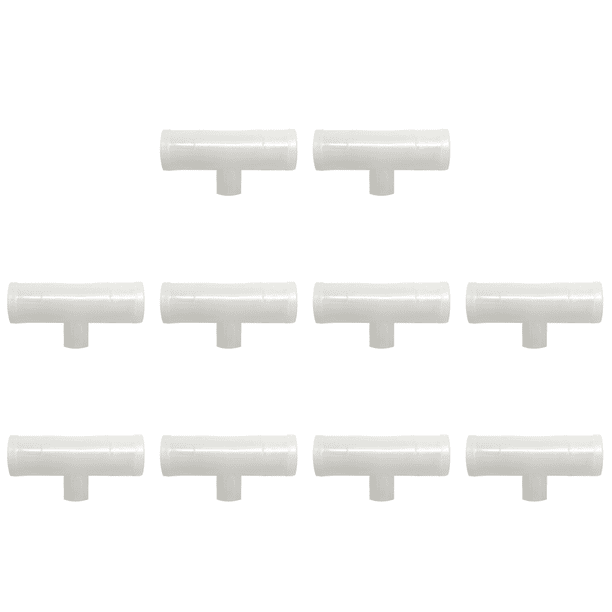 DQrwqpou Conector Deslizante en T Plástico 3 Vías para Instalación Tuberías PVC en T 6 Uds. (25mm)