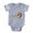 Heather Grey, variant on CafePress - Fortune Cookie - Cute Infant Baby Football Bodysuit