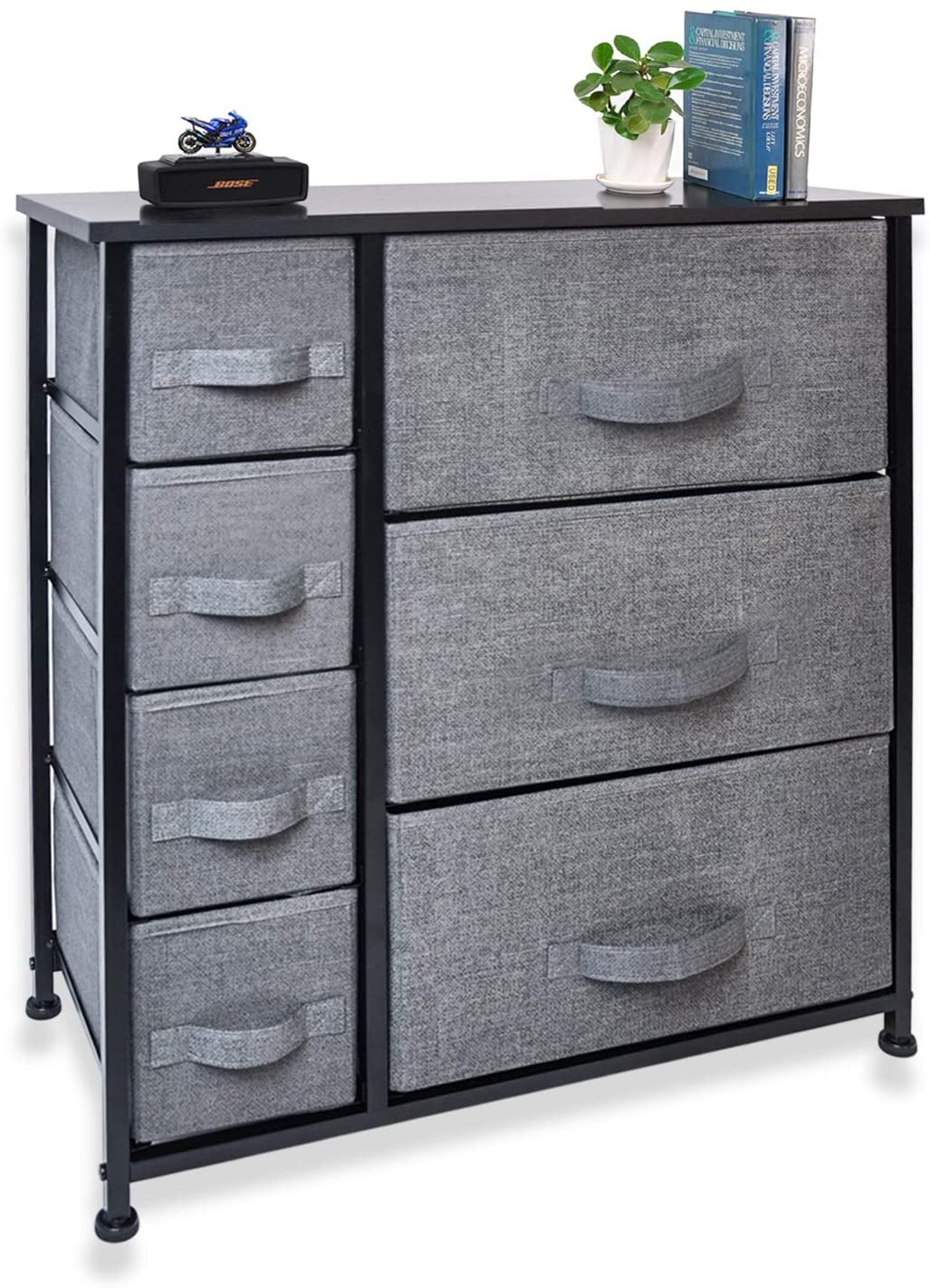 CERBIOR Drawer Dresser Storage Organizer 7Drawer Closet Shelves