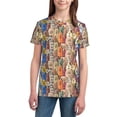 thumbnail image 3 of Wukai Funny Dogs Family Youth Unisex Short Sleeve T-Shirt for Boys, Girls, Teens, and Kids-Small, 3 of 7