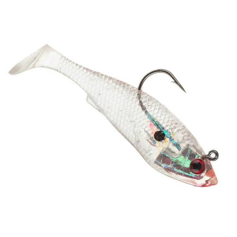 H2O Xpress, Premium Pre-Rigged Swimbait, Bass Assassin 3 Pack, Size: 4, Other
