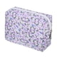 thumbnail image 1 of 1 Pc Bolsa Cosmética Ligera de Flores para Vacaciones y Viajes de Negocios Color Púrpura de Poliéster, 1 of 3