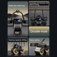 thumbnail image 3 of Abdominal Roller, Abdominal Wheel Roller  Rolling  for Home Black,Blue, 3 of 8