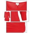 thumbnail image 3 of Matchstick Women's 3/4 Sleeve Basic Drape Top with Side Shirring, 3 of 4