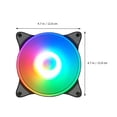 thumbnail image 2 of Disipador de CPU de 12 cm, práctico disipador de aire para chasis de ordenador de escritorio., 2 of 6