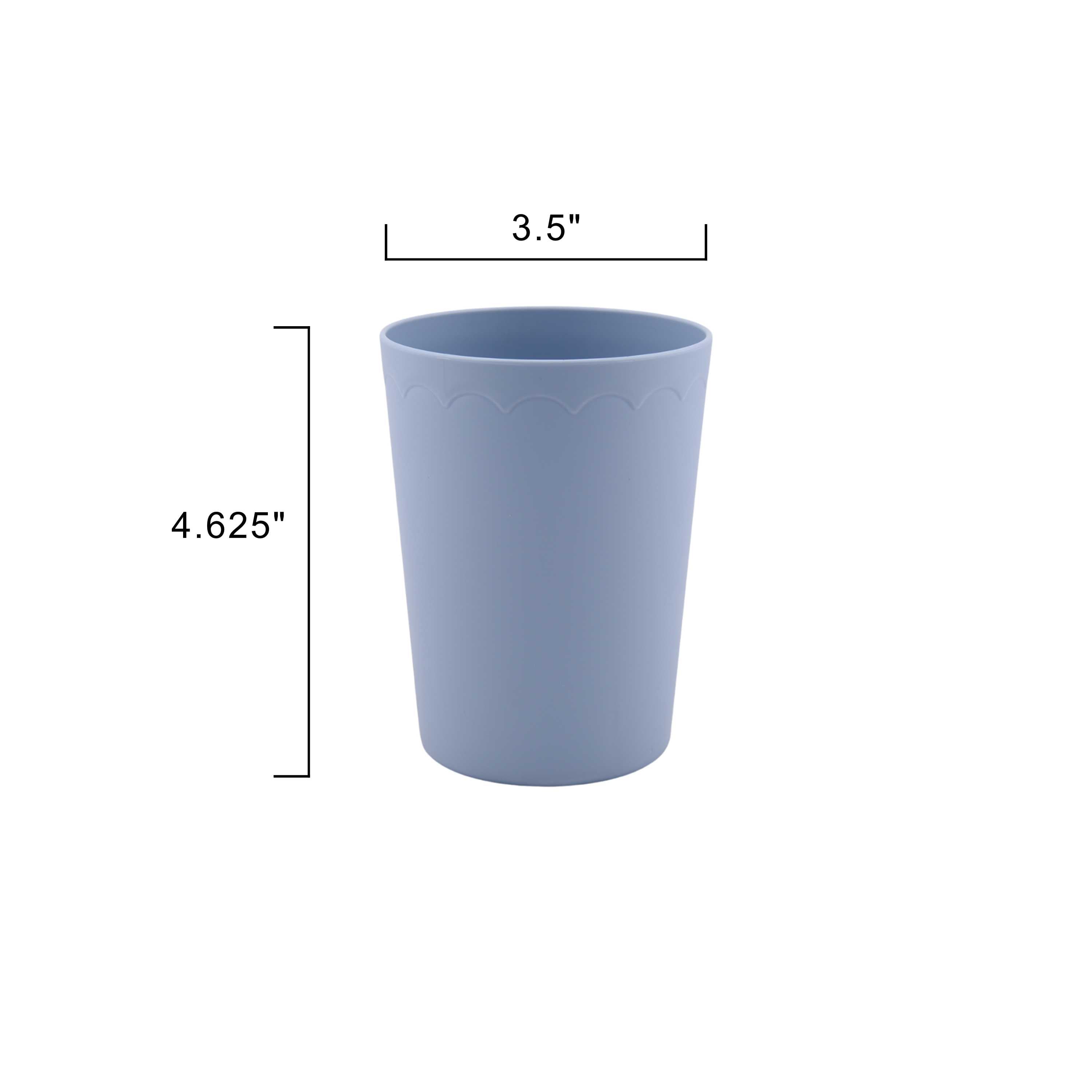 Mainstays - Blue Round Plastic Tumbler, 18-Ounce