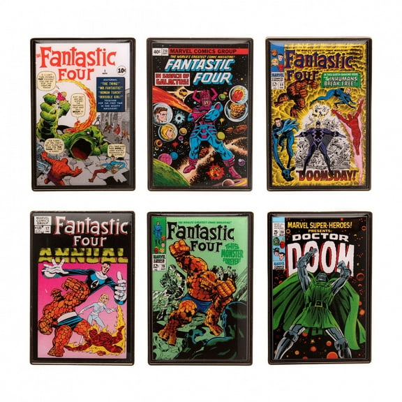 Fantastic 4 Comic Book Cover Pins Blind Box