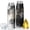 Black and Gold Marble Pattern, variant on Geometric Diamond Black Pattern Bullet Tumbler, Vacuum Insulated Reusable Thermal Bottle Bpa-free Pc Lid Gifts Ideas for Home Office Outdoor Sports Car