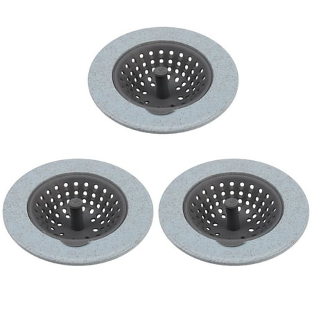 

3X Silicone Kitchen Sink Stopper Plug for Bath Drain Drainer Strainer Basin Water Rubber Sink Filter Cover