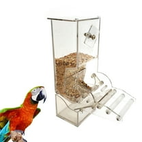 TABLETREANDS 17Pcs Bird Cage Accessory Hanging Feeder with Automatic Feeding System