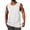 A333 White, variant on Xdegoge Tank Tops for Men Crewneck Sleeveless Casual Everyday Athletic Gym Workout Relaxed Fit Solid Basic Plain Design Soft Lightweight Breathable Summer Spring Tops
