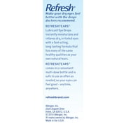 Refresh Tears Lubricant Eye Drops Moisturizing Relief, 0.5 oz, 2 ct, 4 Pack