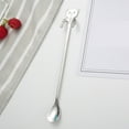thumbnail image 1 of LSLJS Hangable Stainless Steel Spoon 304 Stainless Steel Ice Spoon Stirring Spoon Cute Little Handle Coffee Spoon, Coffee Spoon, 1 of 2