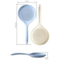 thumbnail image 4 of Heat Resistant Silicone Skimmer Spoon,Colander: Great For Cooking And Straining!, 4 of 8