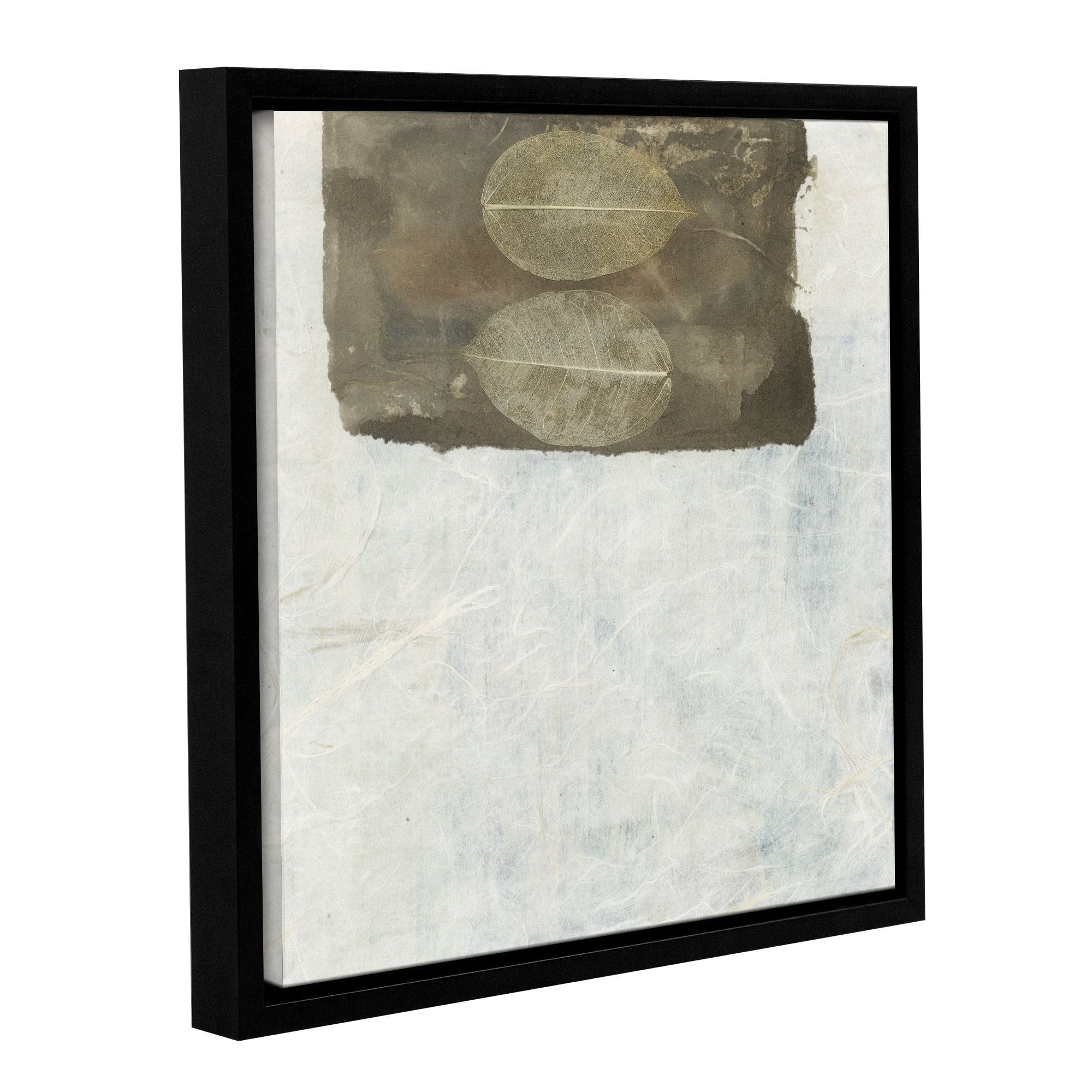 ArtWall Elena Ray "Skeleton Leaves" Gallery-wrapped Floater-framed Canvas