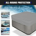 thumbnail image 5 of Square Hot Tub Cover Garden Hot Tub Spa Cover Replacement Waterproof UV Protected Rectangular Spa Cover Outdoor Spa Covers(Multi-Size, Grey), 5 of 5