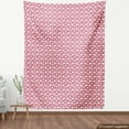 thumbnail image 4 of Ambesonne Strawberry Fabric by the Yard Upholstery, Flowers Fresh Fruit Art, 10 Yards, Pastel Pink White, 4 of 5