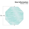 thumbnail image 2 of Lsque Blue Bright Pattern 4" Drink Coasters Set of 4, PVC Leather Absorbent Coasters, Table Coaster Set Decorative Coffee Cup Coasters Housewarming Gift -Octagon, 2 of 6