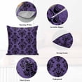 thumbnail image 5 of Throw Pillow Covers 18x18 Inch Set of 2 Haunted House Grimace Halloween Decorative Pillow Covers Horror Ghost Purple Cushion Cover Pillowcase for Sofa Couch Bed Home Decor, 5 of 9