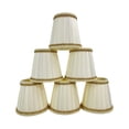 thumbnail image 1 of Bewildely Juego de 6 pantallas de lámpara de suaves y sedosas de tela para lámpara E27, lámpara de , lámpara de araña Iluminación y accesorios tipo+3, 1 of 6