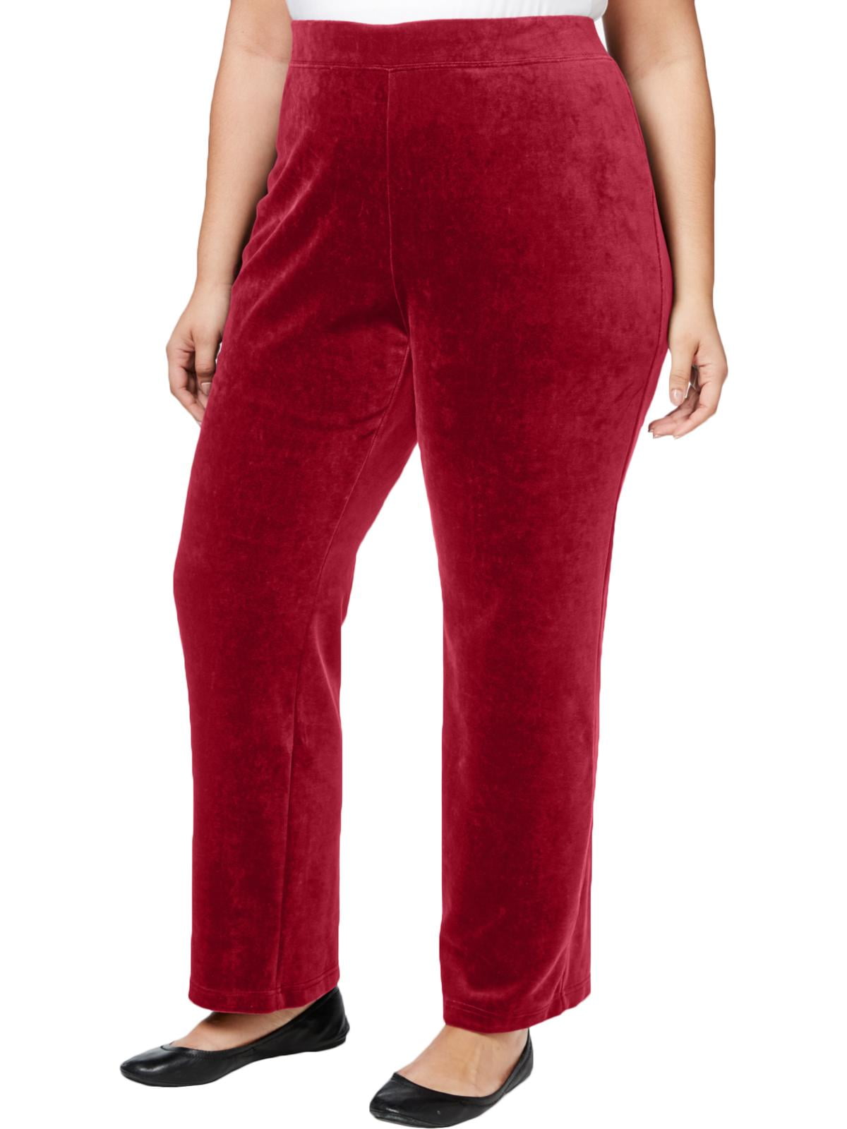 karen scott velour pants