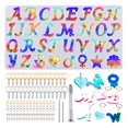 thumbnail image 2 of 1Pc/1Set Silicone Mold 3D Modelling Temperature-resistant Food Grade Non-stick Easy Demoulding DIY Making Reusable Letter A to Z 3D Epoxy Resin Mold for Home, 2 of 8